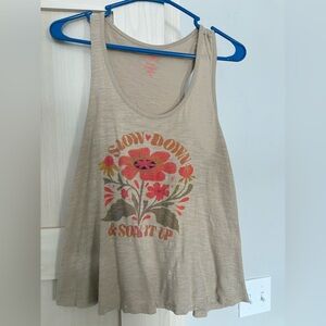 Natural Life Slow Down Tank Top